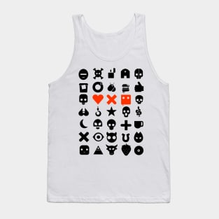 love dead and robot Tank Top